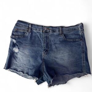 Signature by Levi Strauss Dark Blue Jean Shorts